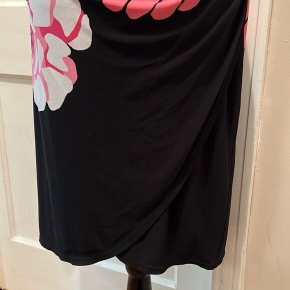 NWOT Bisou Bisou Floral Print Cold Shoulder Dress Women’s 16 New Years Outfit?! - Picture 4 of 8